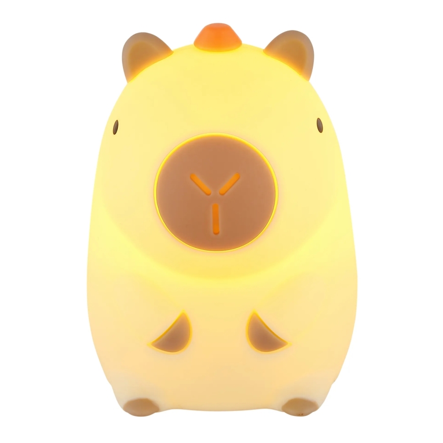 Globo - LED RGBW punjivo dječje noćno svjetlo s podesivom svjetlinom LED/1,5W/5V 1200 mAh kapibara