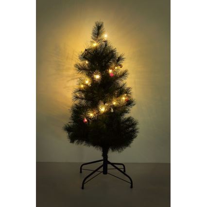 Globo - LED Božićne lampice 20xLED/2xAA 2,2m topla bijela