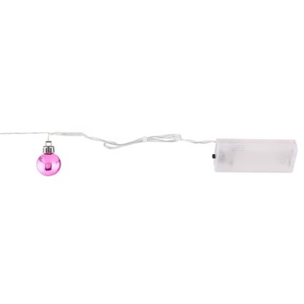 Globo - LED svjetlosni niz 20xLED/2xAA, 2,2 m, topla bijela