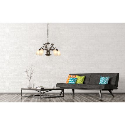Globo - Luster na lancu 5xE14/40W/230V