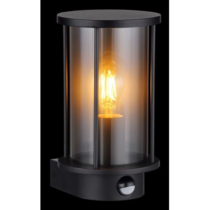 Globo - Vanjsko zidno svjetlo sa senzorom 1xE27/60W/230V IP54