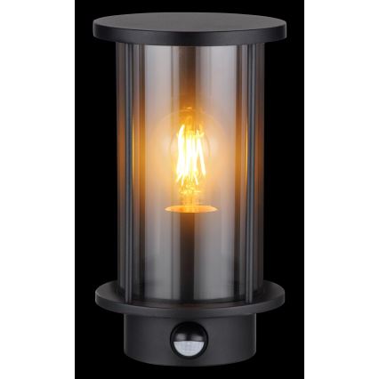 Globo - Vanjsko zidno svjetlo sa senzorom 1xE27/60W/230V IP54