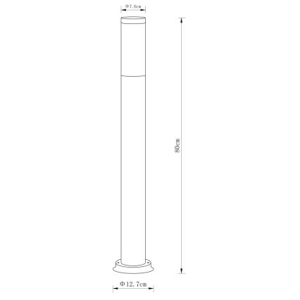 Globo - Vanjska lampa 1xE27/60W/230V 80 cm IP44