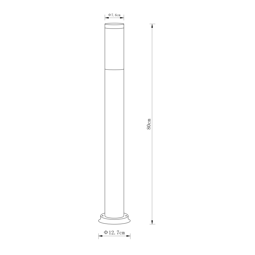 Globo - Vanjska lampa 1xE27/60W/230V 80 cm IP44