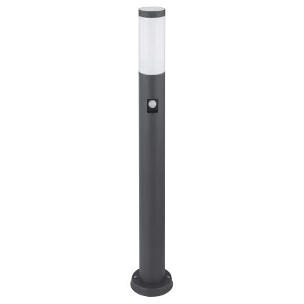 Globo - Vanjska lampa sa senzorom 1xE27/15W/230V IP44 80 cm antracit