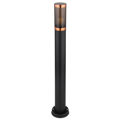Globo - Vanjska lampa 1xE27/23W/230V IP44 80 cm crna/bakar