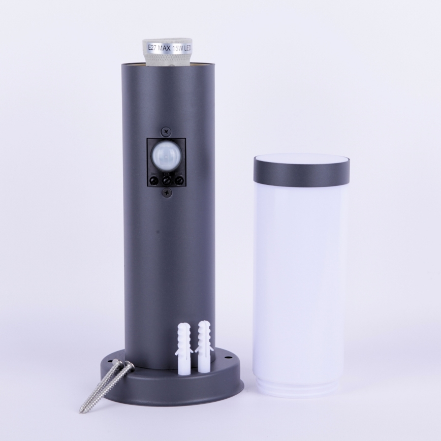 Globo - Vanjska svjetiljka sa senzorom 1xE27/15W/230V 45 cm IP44