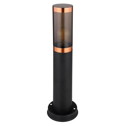 Globo - Vanjska lampa 1xE27/23W/230V IP44 45 cm crna/bakar