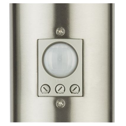 Globo - LED vanjska lampa sa senzorom i 2 utičnice LED/9W/230V 60 cm SCHUKO IP44