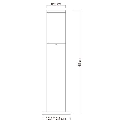 Globo - Vanjska lampa 1xE27/15W/230V 45 cm IP44