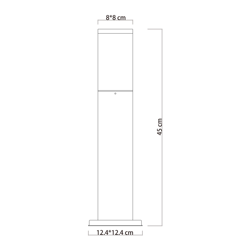Globo - Vanjska lampa 1xE27/15W/230V 45 cm IP44