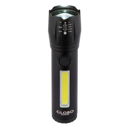 Globo - LED punjiva svjetiljka LED/3W/5V + COB/3W 5500K 1200 mAh