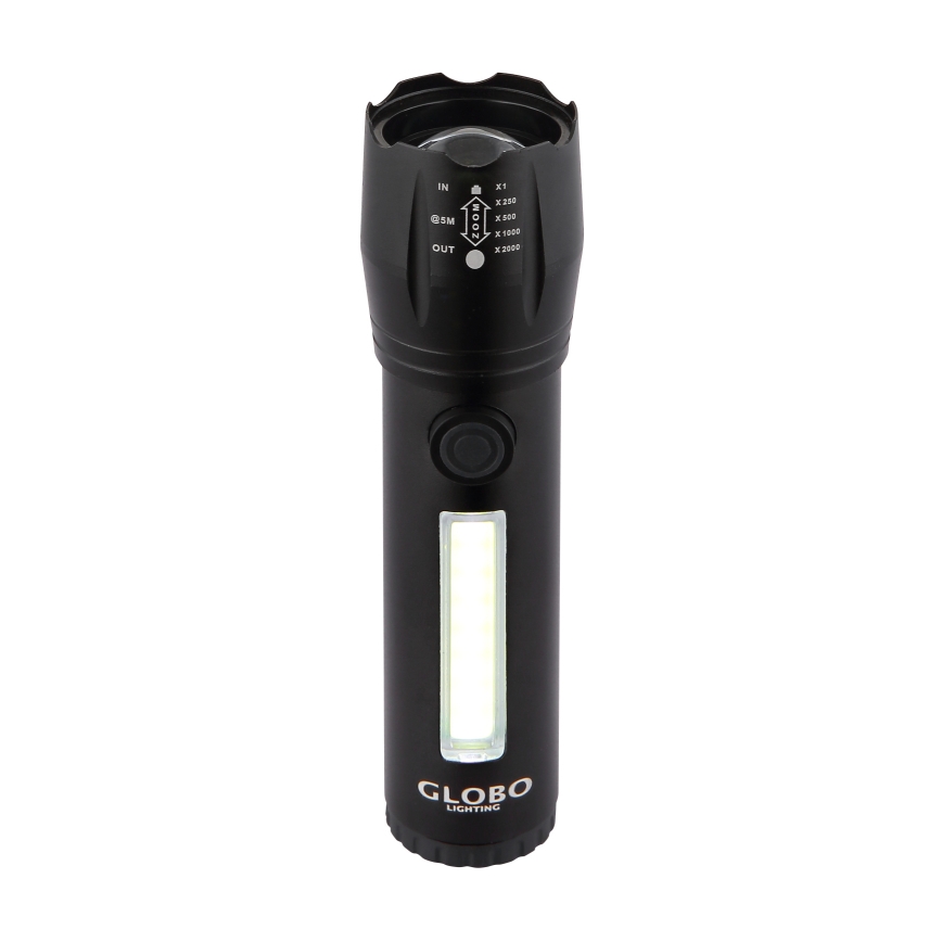 Globo - LED punjiva svjetiljka LED/3W/5V + COB/3W 5500K 1200 mAh
