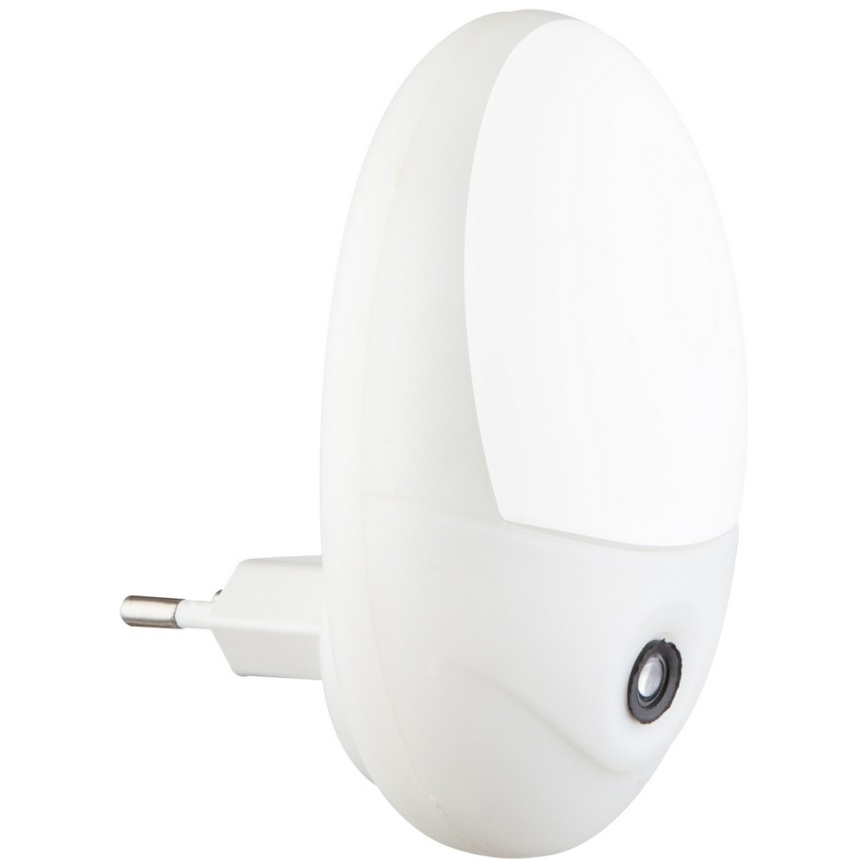 Globo - LED Orijentacijska svjetiljka sa senzorom za utičnicu 4xLED/0,6W/230V 6500K
