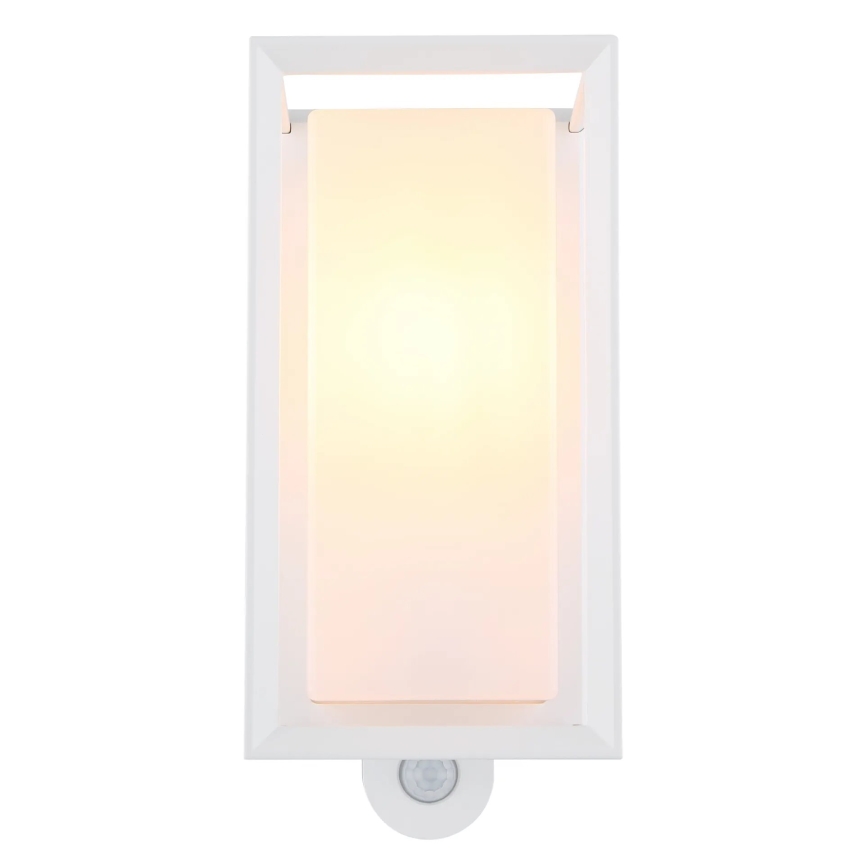 Globo - Vanjsko zidno svjetlo sa senzorom 1xE27/60W/230V IP44 bijela