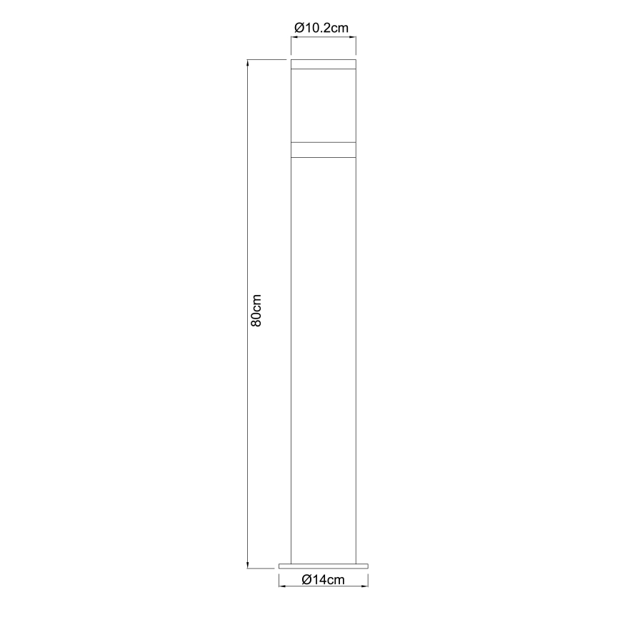 Globo - Vanjska lampa 1xE27/60W/230V IP44