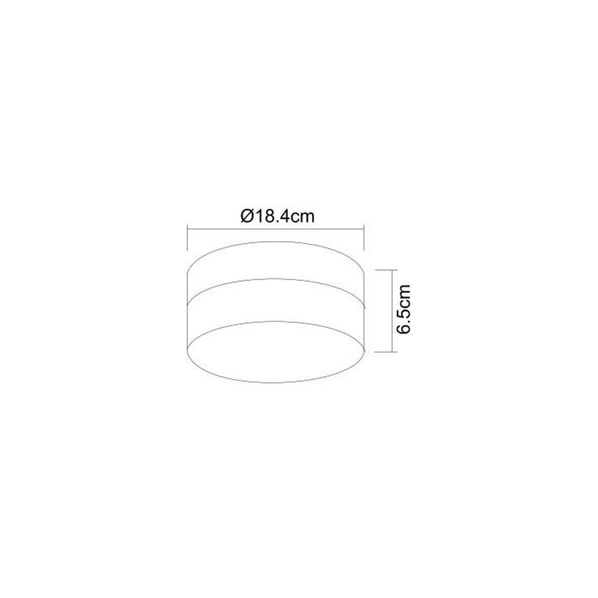 Globo - Svjetiljka za kupaonicu 1xE27/60W/230V pr. 18,4 cm IP44