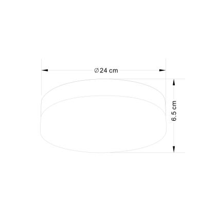 Globo - Svjetiljka za kupaonicu 2xE27/40W/230V pr. 24 cm IP44