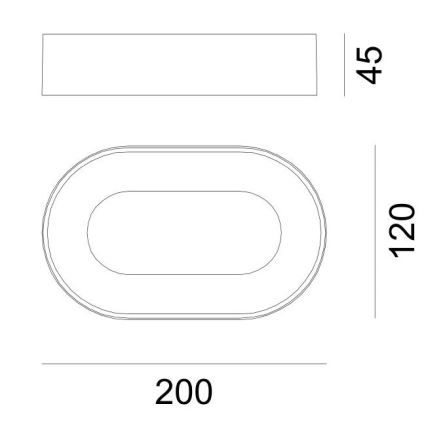 Globo - LED Vanjska zidna svjetiljka LED/12W/230V IP65