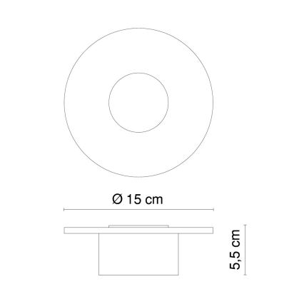 GLOBO 32401 - LED Vanjska svjetiljka DANA 10xLED/0,06W/3V/230V IP44