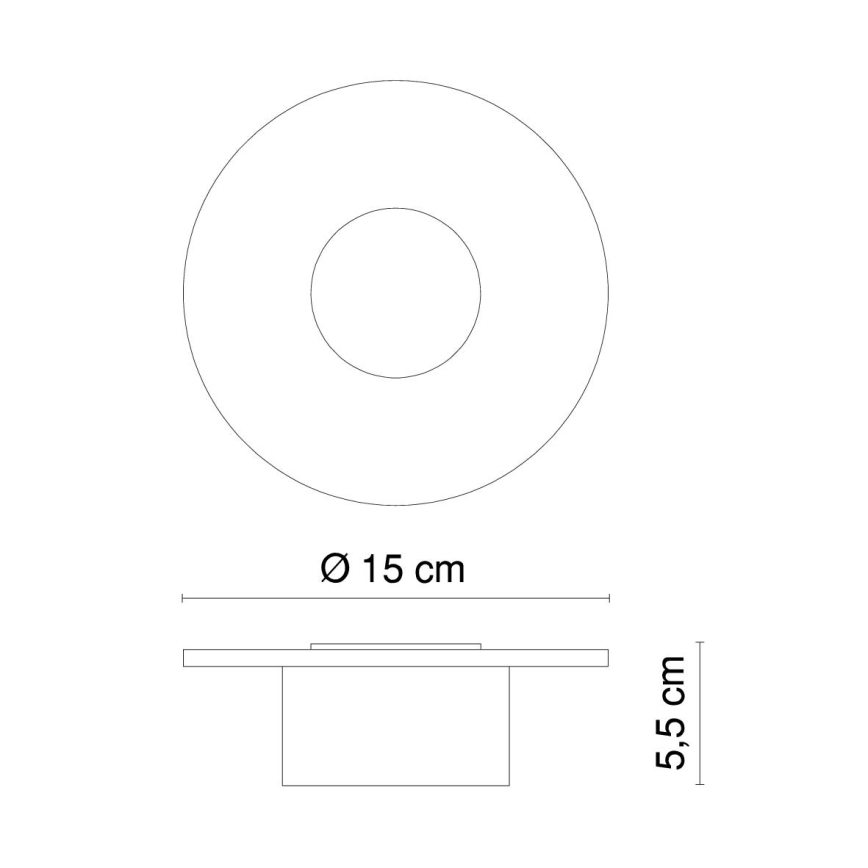 GLOBO 32401 - LED Vanjska svjetiljka DANA 10xLED/0,06W/3V/230V IP44