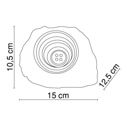 Globo - LED Dekorativna solarna svjetiljka 4xLED/0,06W/1,2V IP44 200 mAh
