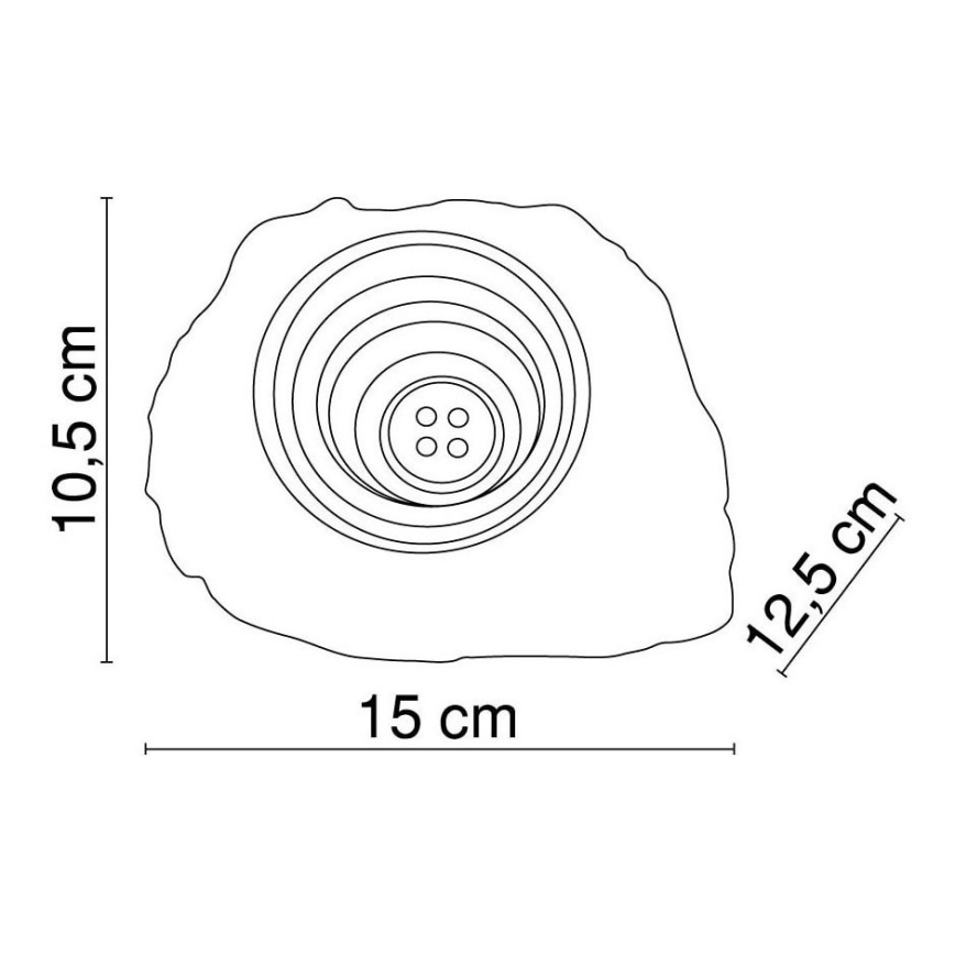 Globo - LED Dekorativna solarna svjetiljka 4xLED/0,06W/1,2V IP44 200 mAh