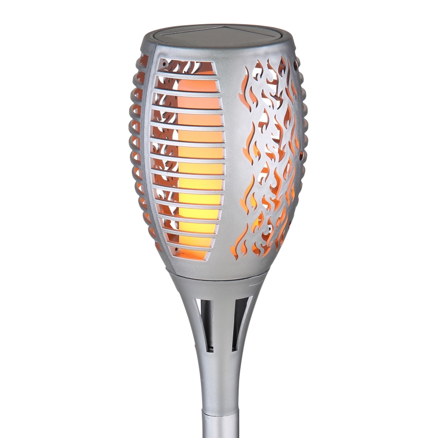 Globo - LED Solarna svjetiljka LED/3,6W/3V 1800K IP44 sjajni krom