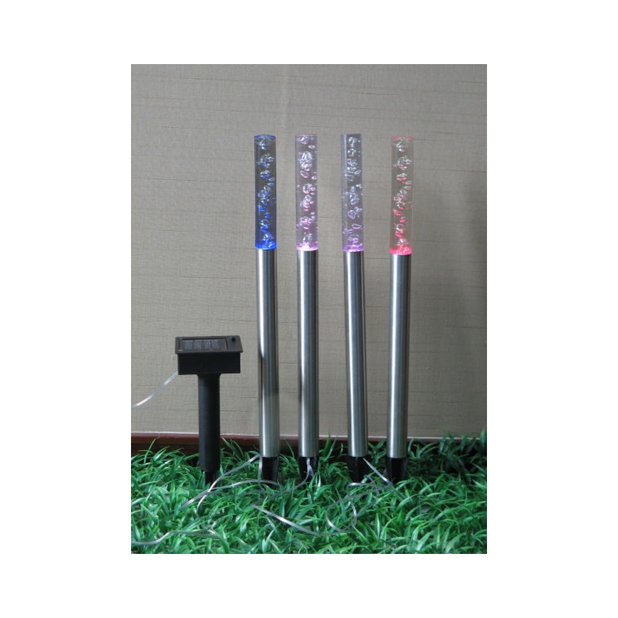 Globo - SET 4x LED Solarna svjetiljka 4xLED/0,07W IP44 600 mAh