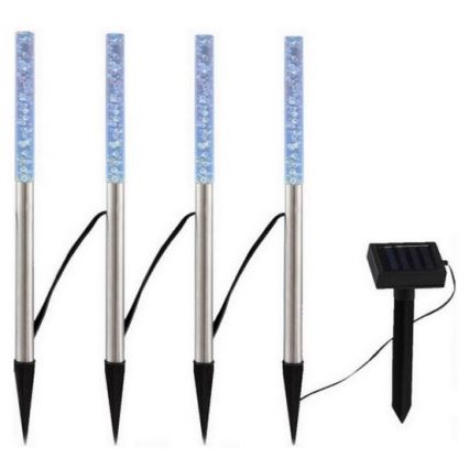 Globo - SET 4x LED Solarna svjetiljka 4xLED/0,07W IP44 600 mAh
