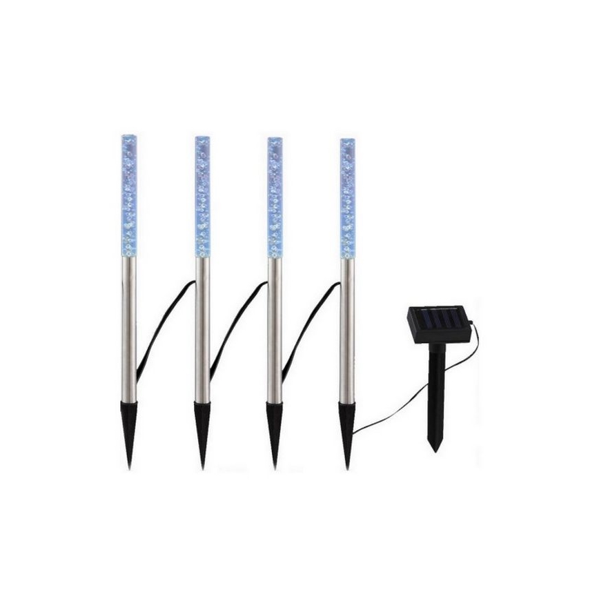 Globo - SET 4x LED Solarna svjetiljka 4xLED/0,07W IP44 600 mAh