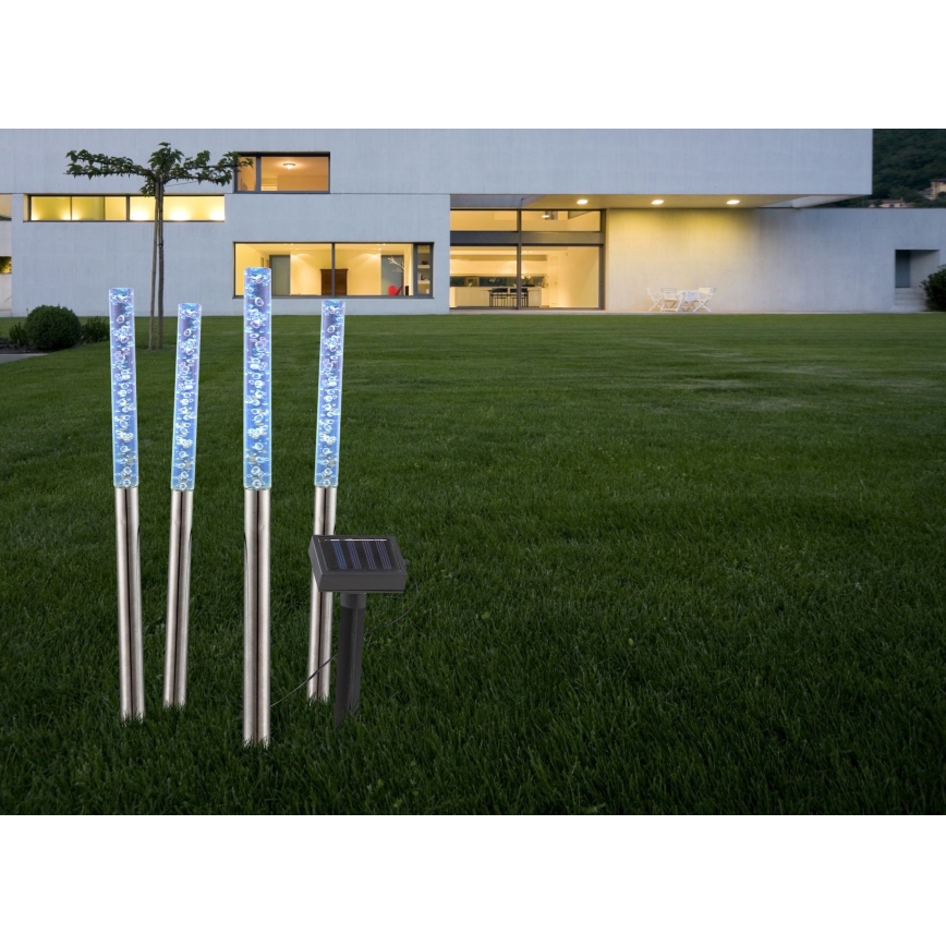 Globo - SET 4x LED Solarna svjetiljka 4xLED/0,07W IP44 600 mAh