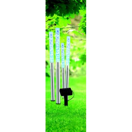 Globo - SET 4x LED Solarna svjetiljka 4xLED/0,07W IP44 600 mAh