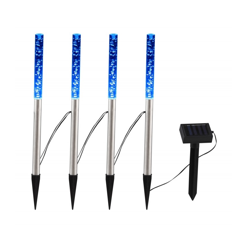 Globo - SET 4x LED Solarna svjetiljka 4xLED/0,07W IP44 600 mAh