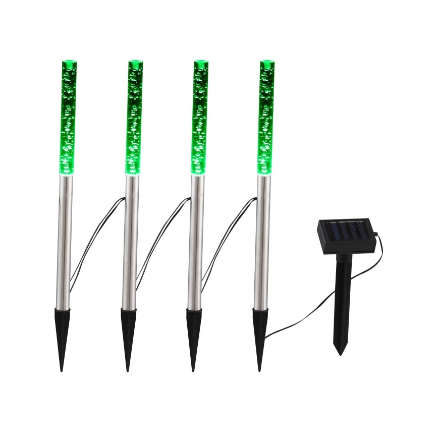 Globo - SET 4x LED Solarna svjetiljka 4xLED/0,07W IP44 600 mAh