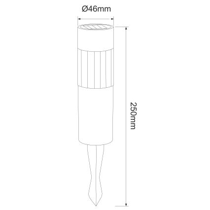 Globo - SET 4x LED Solarna lampa LED/0,06W/3,2V IP44 100 mAh