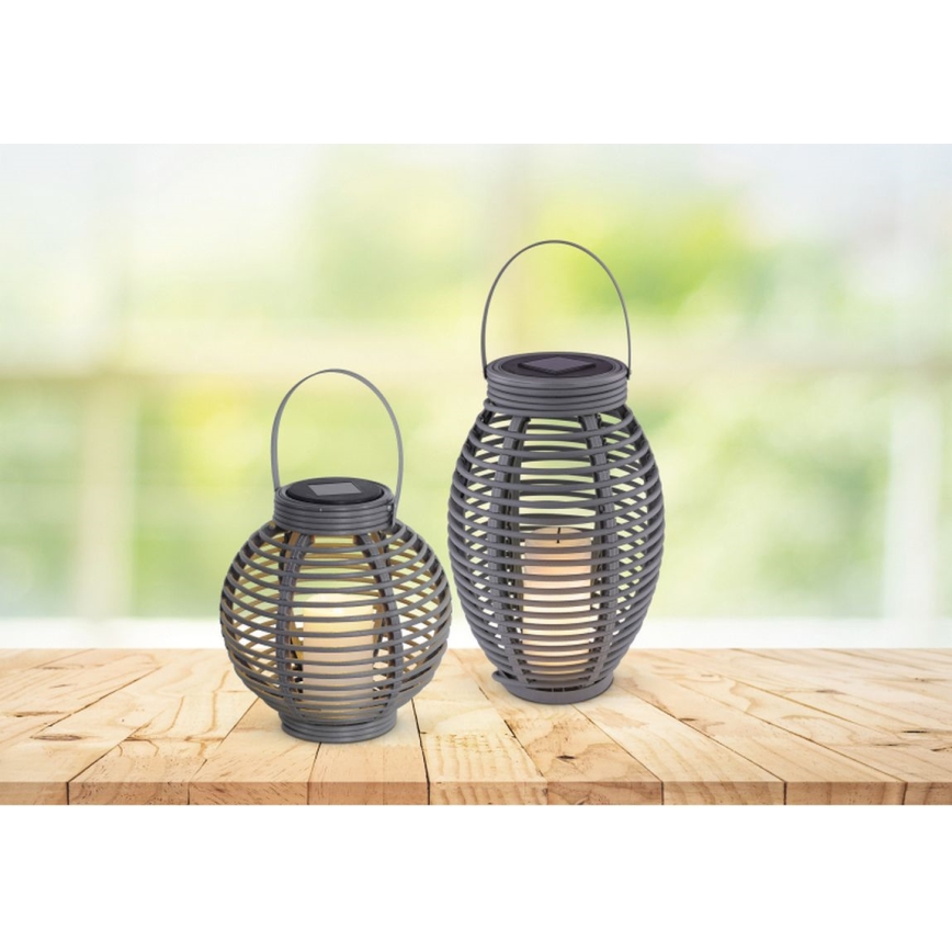 Globo - LED Solarna svjetiljka LED/0,06W/3,2V IP44 200 mAh ratan