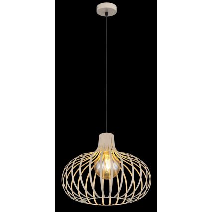 Globo - Luster na sajli 1xE27/40W/230V bež
