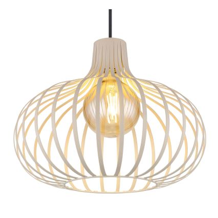 Globo - Luster na sajli 1xE27/40W/230V bež