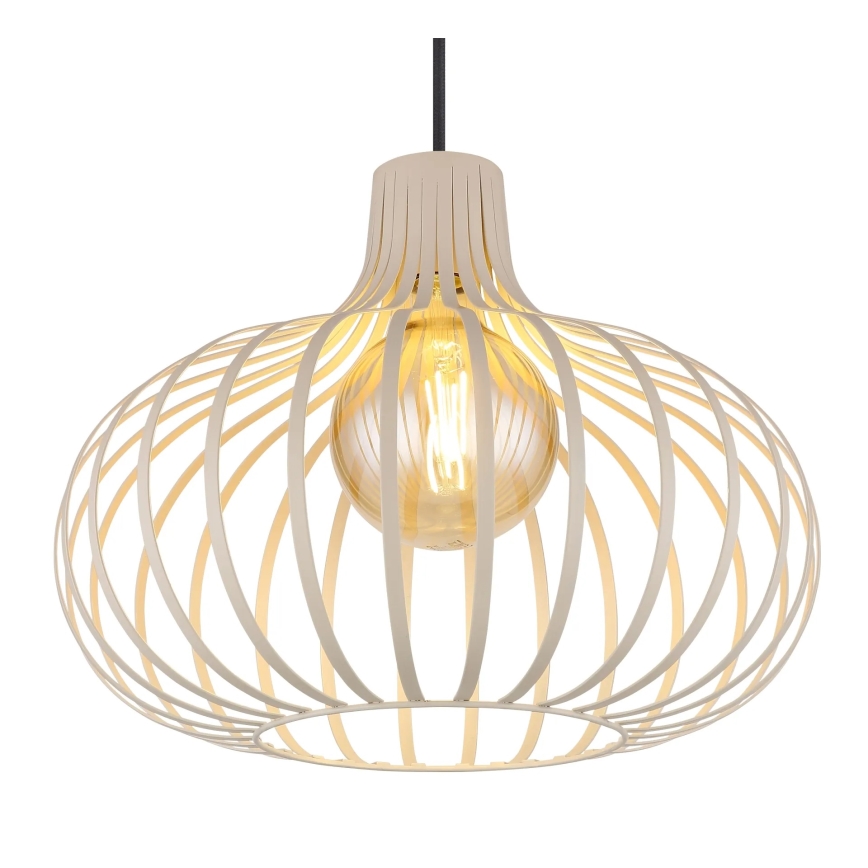 Globo - Luster na sajli 1xE27/40W/230V bež