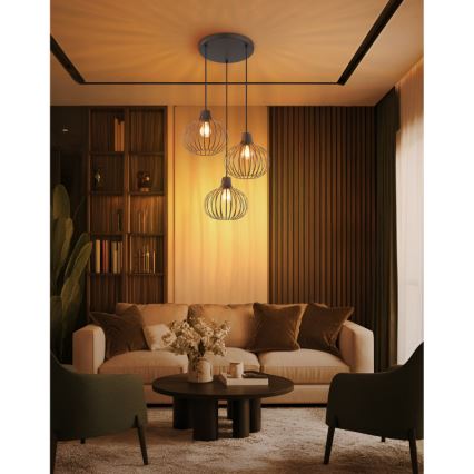 Globo - Luster na kabelu 3xE27/40W/230V