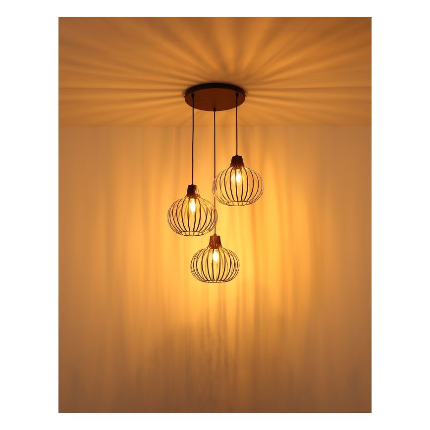 Globo - Luster na kabelu 3xE27/40W/230V