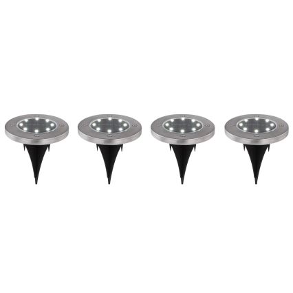 Globo - SET 4x LED Solarna svjetiljka LED/0,1W/3V IP44 300 mAh
