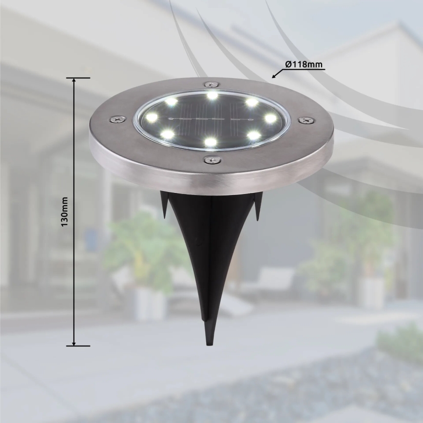 Globo - SET 4x LED Solarna svjetiljka LED/0,1W/3V IP44 300 mAh