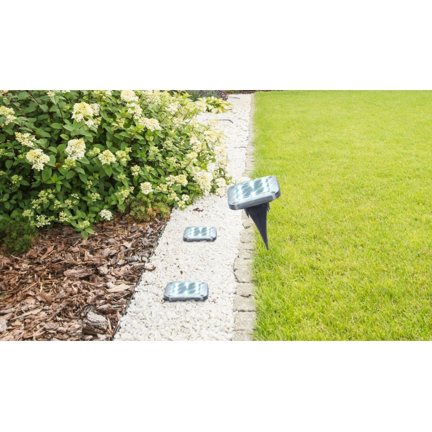 Globo - SET 2x LED Solarna svjetiljka LED/0,8W/1,2V IP44 300 mAh