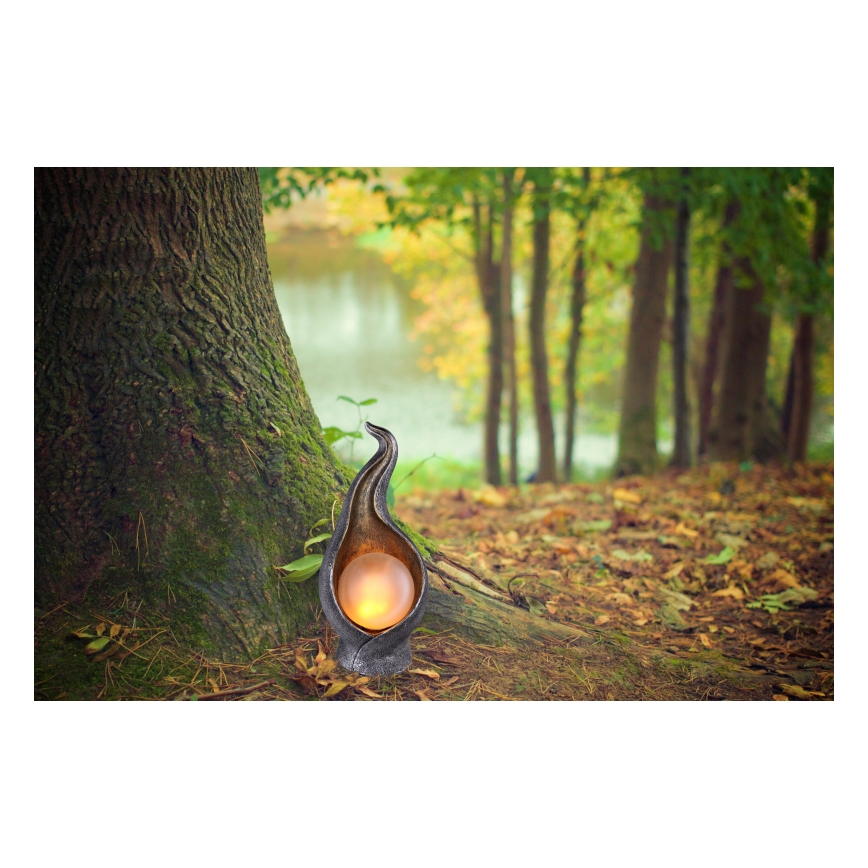 Globo - LED Solarna svjetiljka LED/2,16W/3V 3000K IP44 srebrna