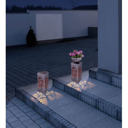 Globo - LED solarna svjetiljka sa saksijom LED/3V IP44 300 mAh