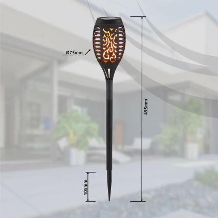 Globo - SET 3x LED Solarna lampa LED/0,1W/3V IP44 200 mAh