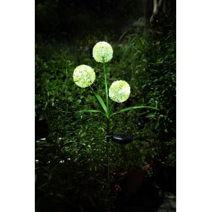 Globo  - LED Solarna svjetiljka 3xLED/0,06W/3V 5000K IP44 žuta