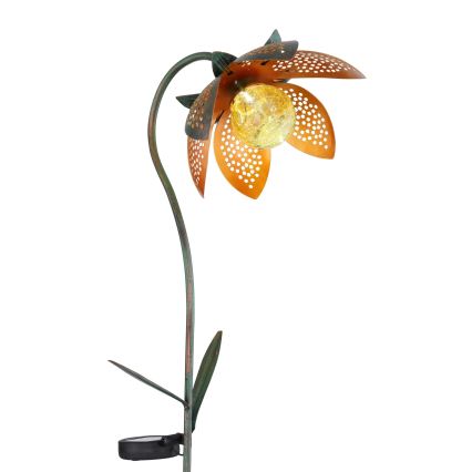 Globo - LED solarna svjetiljka LED/3,2V IP44 200 mAh cvijet